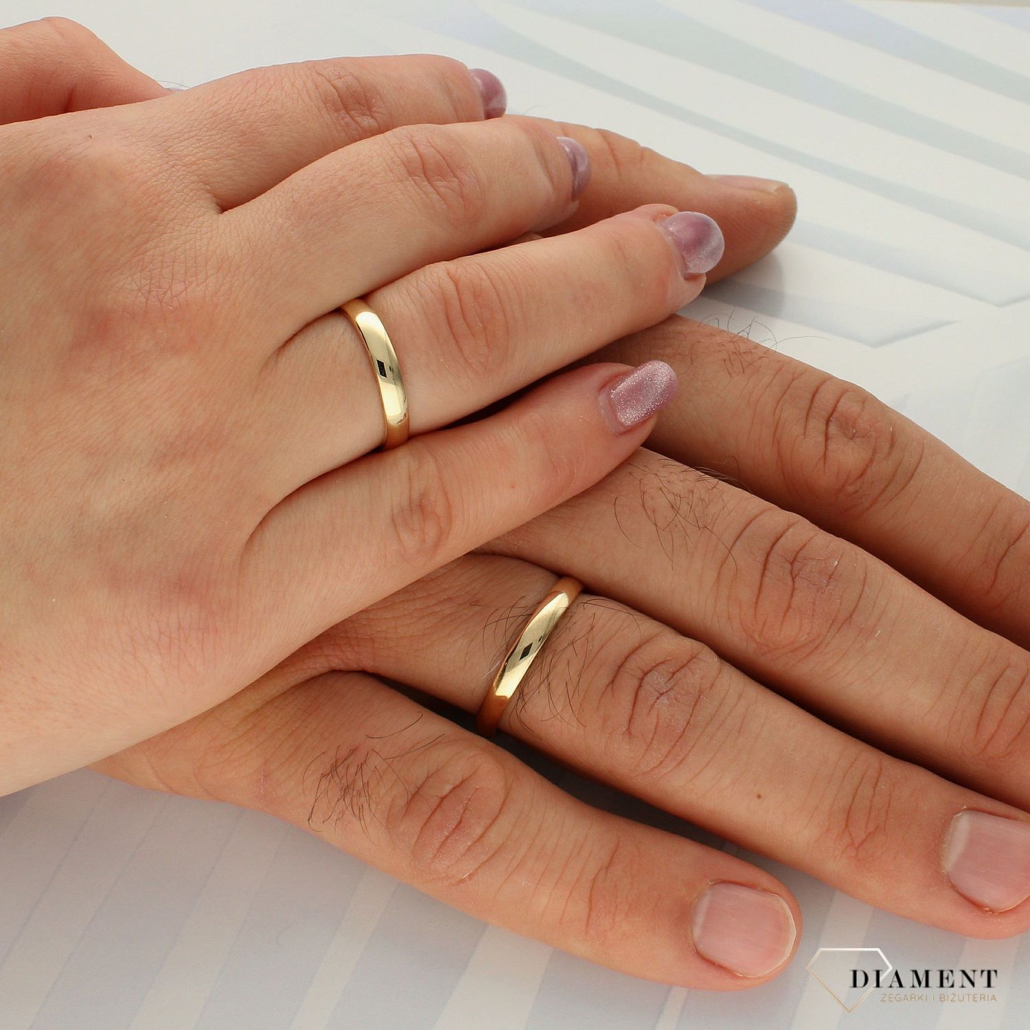 złote obrączki hurtownia złota złote obrączki 3 mm obrączki na ślub.jpg